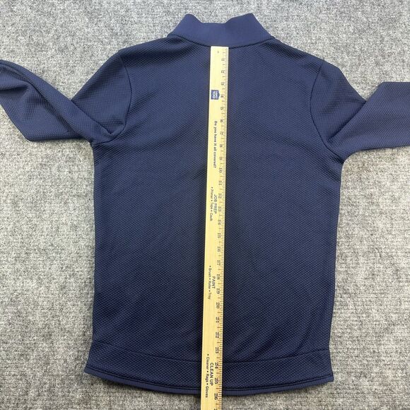 Under Armour Notre Dame Shirt Men Small Blue Heat Gear Snap Embroidered *Snag - Picture 12 of 15